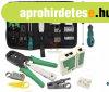 H�l�zati k�belszerel� szersz�mk�szlet RJ45