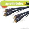 MNC 20103 RCA k�bel 2 x RCA dug� - 2 x RCA dug�, 1,0 m�ter