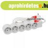 Legrand Eloszt�sor Standard 5x2P+F, 1,5 m vezet�kkel, feh�r-