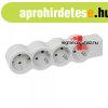 Legrand Eloszt�sor Standard 4x2P+F, vezet�k n�lk�l, feh�r-sz