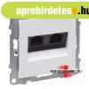 Legrand Suno 2xRJ45 Cat. 5e UTP csatlakoz�aljzat feh�r, Legr