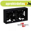 Legrand Suno kiemel�doboz, kett�s, fekete, Legrand 721495