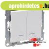 Legrand Suno kett�s v�lt�kapcsol� jelz�f�nnyel 10 AX feh�r, 