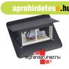 Legrand Pop-up felny�l� s�llyesztett padl�doboz 4 modul, fek