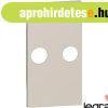 Bticino Living Now TV csatlakoz aljzat burkolat, 2 modul, h
