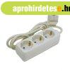 Extol elektromos eloszt� 5m k�bel, 3 aljzattal f�ldelt 250v/