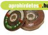 lamell�s csiszol�korong, k�pos, 80-as szemcse, 125x22.2mm