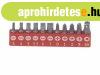 Genius bit k�szlet, lapos �s csillagfej� 1/4", 11 darab