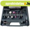 pneumatikus mini csiszol� g�p + fejk�szlet, 15 darabos