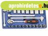 Genius crowafej k�szlet, metrikus, 1/2", 23 darabos