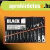 Black csukl�s, racsnis vill�skulcs k�szlet 12DB 8-22 MM-IG, 