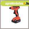 YATO akkus ragaszt�pisztoly 18 V Li-ion (2,0 Ah akku + t�lt�