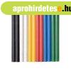 EXTOL CRAFT ragaszt�stift klt., t�bbsz�n�; 12db, 100�7,2 mm,