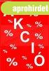 Poszter A5 - AKCI� (100gr pap�r) - piros
