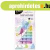Akrilfest�k k�szlet, 12 db-os, 12x12ml, Kidea, pasztel sz�ne