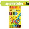 Kr�ta olajpasztell, 74 x 10 mm, 12 db/doboz, Keyroad
