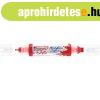 Akril marker 2-3mm, �s 5-10mm, 3D k�tv�g� Edding 5400 piros