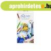 Sz�nes ceruza k�szlet, akvarell + Kreat�v szett v�ztart�lyos