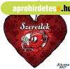 Sz�v alak� p�rna, �rd�g vir�ggal, szeretlek