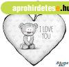 Sz�v alak� p�rna, I love you sz�rke maci