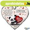 Sz�v alak� p�rna, Ti�d a sz�vem, panda maci, szeretlek