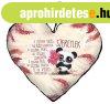 Sz�v alak� p�rna, A legszebb �rz�s, panda maci