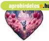 Sz�v alak� p�rna, anya szeretete, tulip�nok