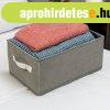 Bewello Sz�vet t�rol�doboz - 38,5 x 24 x 16,5 cm - sz�rke (B
