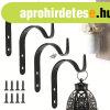 4db Falra szerelhet� akaszt� horog