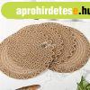 4 darabos Eleg�ns Juta Sz�v�s� Asztali Al�t�tek Horgolt Szeg