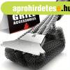 Rozsdamentes ac�l BBQ grillkefe �s kapar�