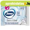 Toalettpap�r nedves 42 lap/csomag Zewa Pure