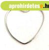 K�ztes elem - sz�v - platina sz�n� - 26mm
