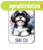 Kuty�s fa h�t�m�gnes, Shih-Tzu, fekete-feh�r