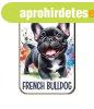 Kuty�s fa h�t�m�gnes, Francia Bulldog, fekete