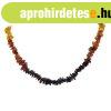 Szivrvny szn, felntt borostyn nyaklnc 