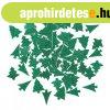 Dekorgumi, �ntapad�s, z�ld feny�f�k, csillog�, 65 db/csomag