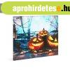 Halloween-i LED-es hangulatk�p - fali akaszt�val, 2 x AA, 30