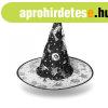 Halloween-i boszork�ny kalap - fekete, poli�szter - 38 x 34 