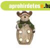 LED-es ker�mia asztali d�sz, r�nszarvas