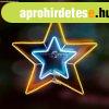 LED-es neon light figura, csillag