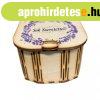 Fa d�szdoboz - mini - Sok szeretettel, levendul�s
