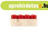 Gyertya kis adventi piros met�l 4 db, 4 cm x 7 cm
