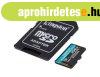 Kingston Canvas MicroSDXC memriakrtya adapterrel 256GB M49