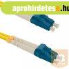 Qoltec optikai patch k�bel LC/UPC-LC/UPC SM 9/125 G652D 5m