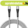 Delight kbel - iPhone Lightning - Type-C 2A, 2m, szrke