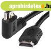 EMOS S10510, HDMI k�bel 2.0 A-A dug� 90�, 5m