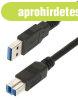 USB 3.0 A-B k�bel 1.8m