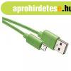 EMOS USB K�BEL 2.0 A dug� - micro B Z�LD 1m SM7006G