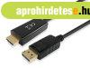�talak�t� k�bel, DisplayPort-HDMI, 3m, EQUIP